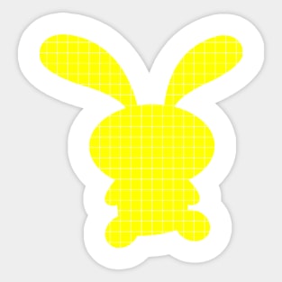 Bunny pixel art Sticker